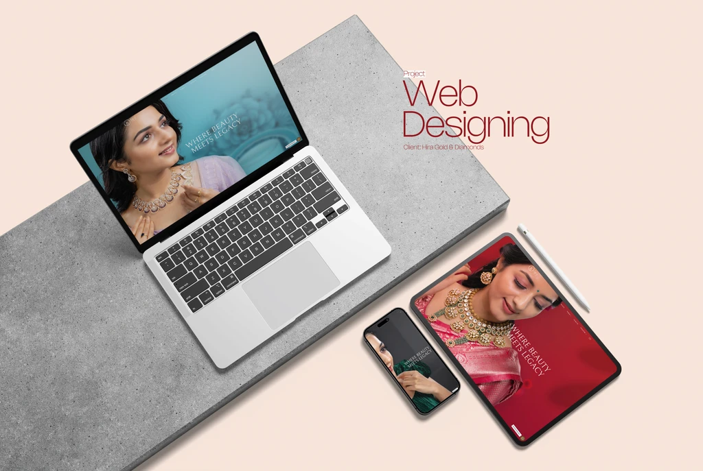 Hira Gold and Diamonds web designing