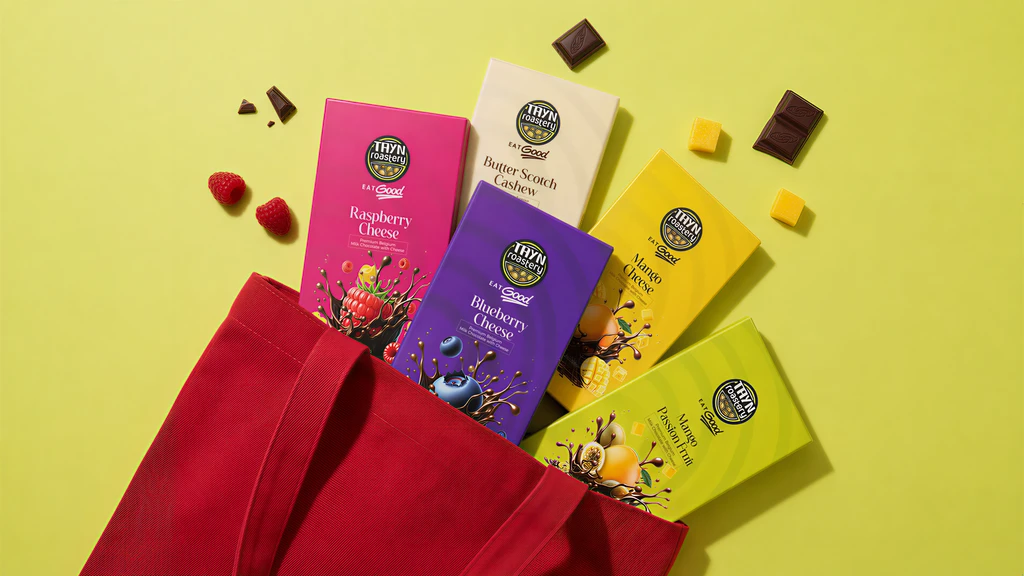 Tayn Roastery chocolate package design